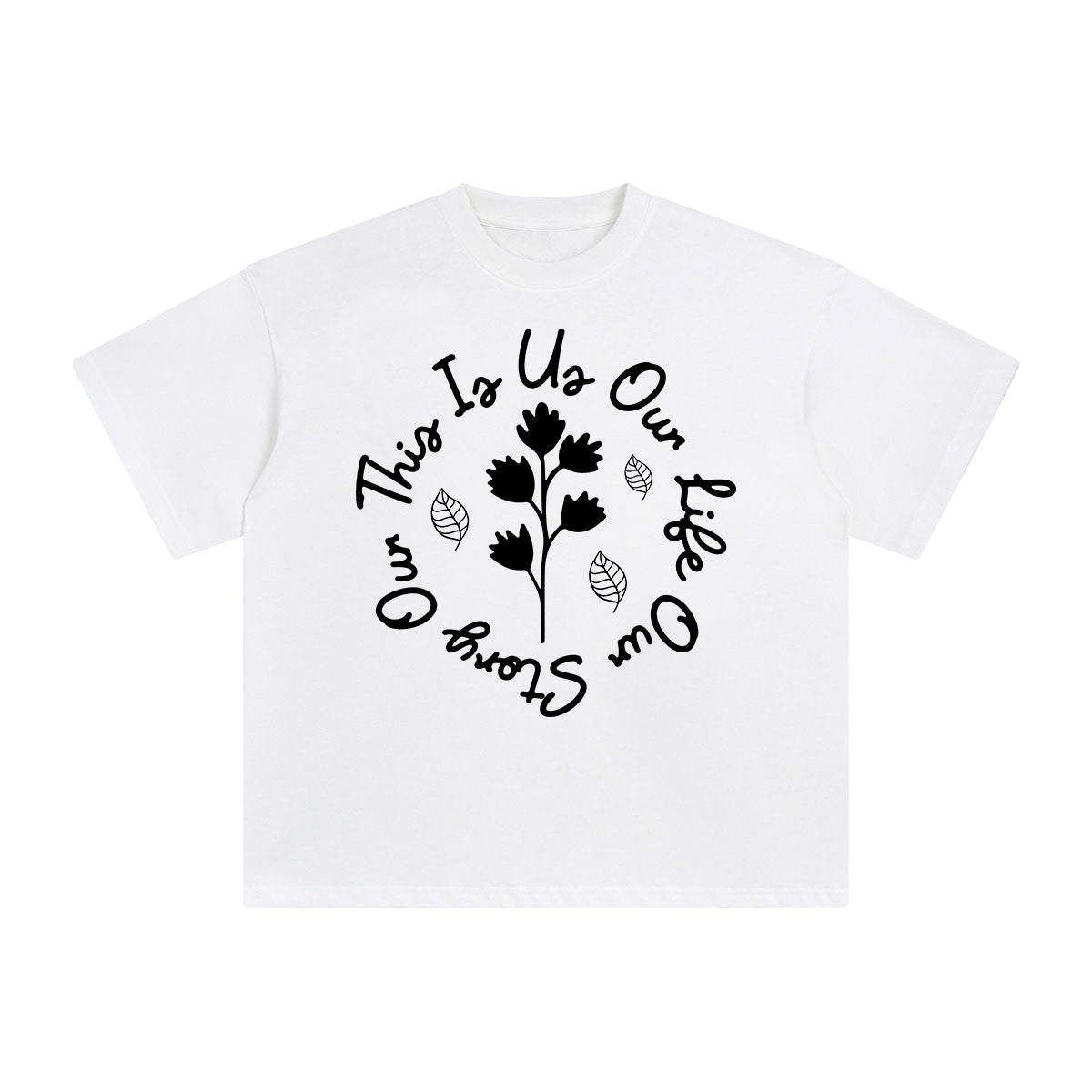 This ls Us Our Life Our Story Our Home Graphic Tee-INNBLAC Fashion Apparel