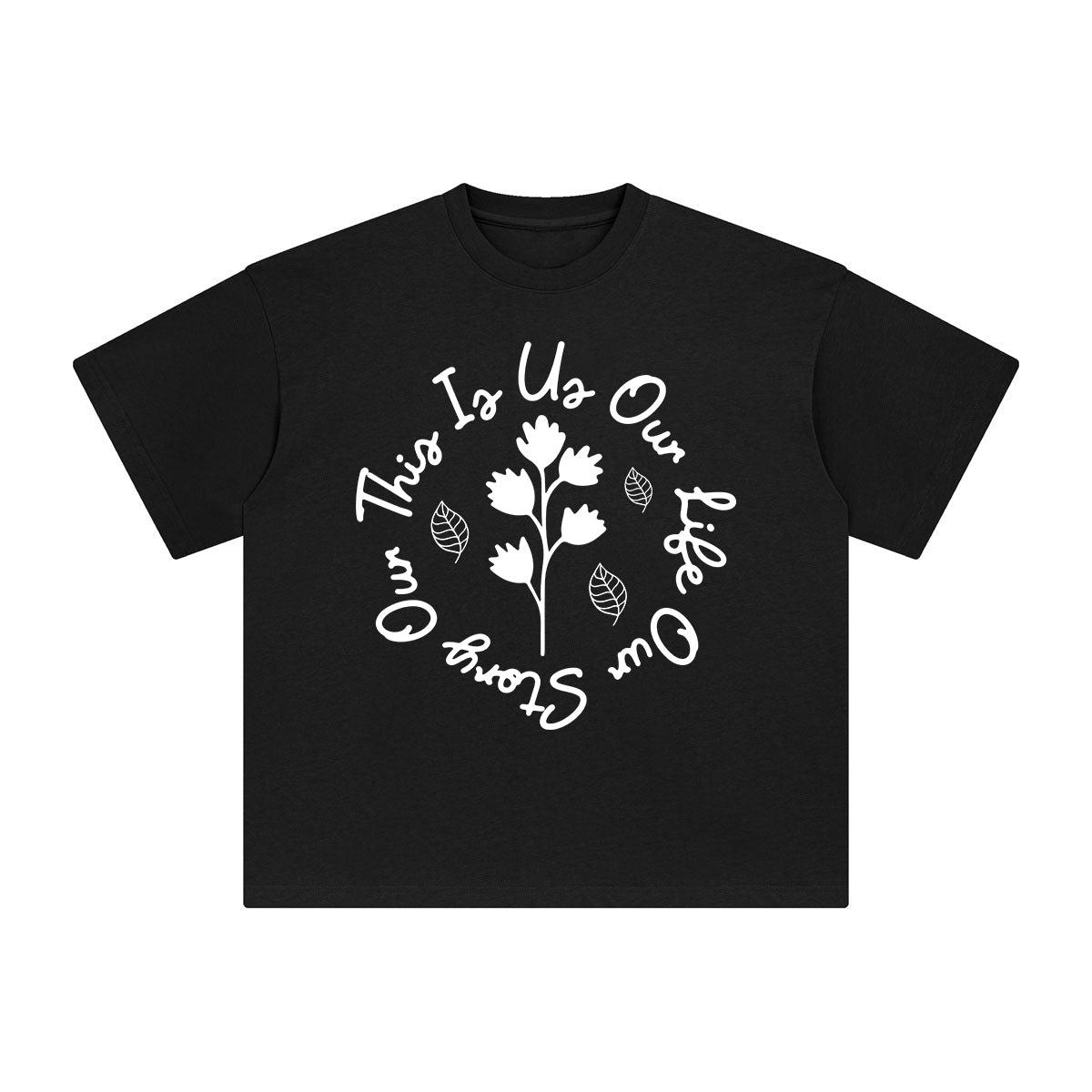 This ls Us Our Life Our Story Our Home Graphic Tee-INNBLAC Fashion Apparel