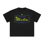 Thrive in Decline Abstract Graphic Tee-INNBLAC Fashion Apparel