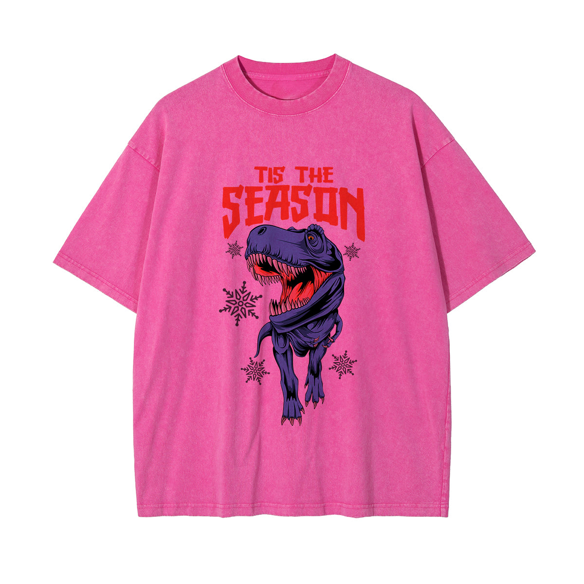 Tis the Season Graphic Washed Tee-INNBLAC Fashion Apparel