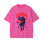 Tis the Season Graphic Washed Tee-INNBLAC Fashion Apparel