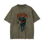 Tis the Season Graphic Washed Tee-INNBLAC Fashion Apparel