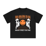 Too Amazing to Die Abstract Graphic Tee-INNBLAC Fashion Apparel