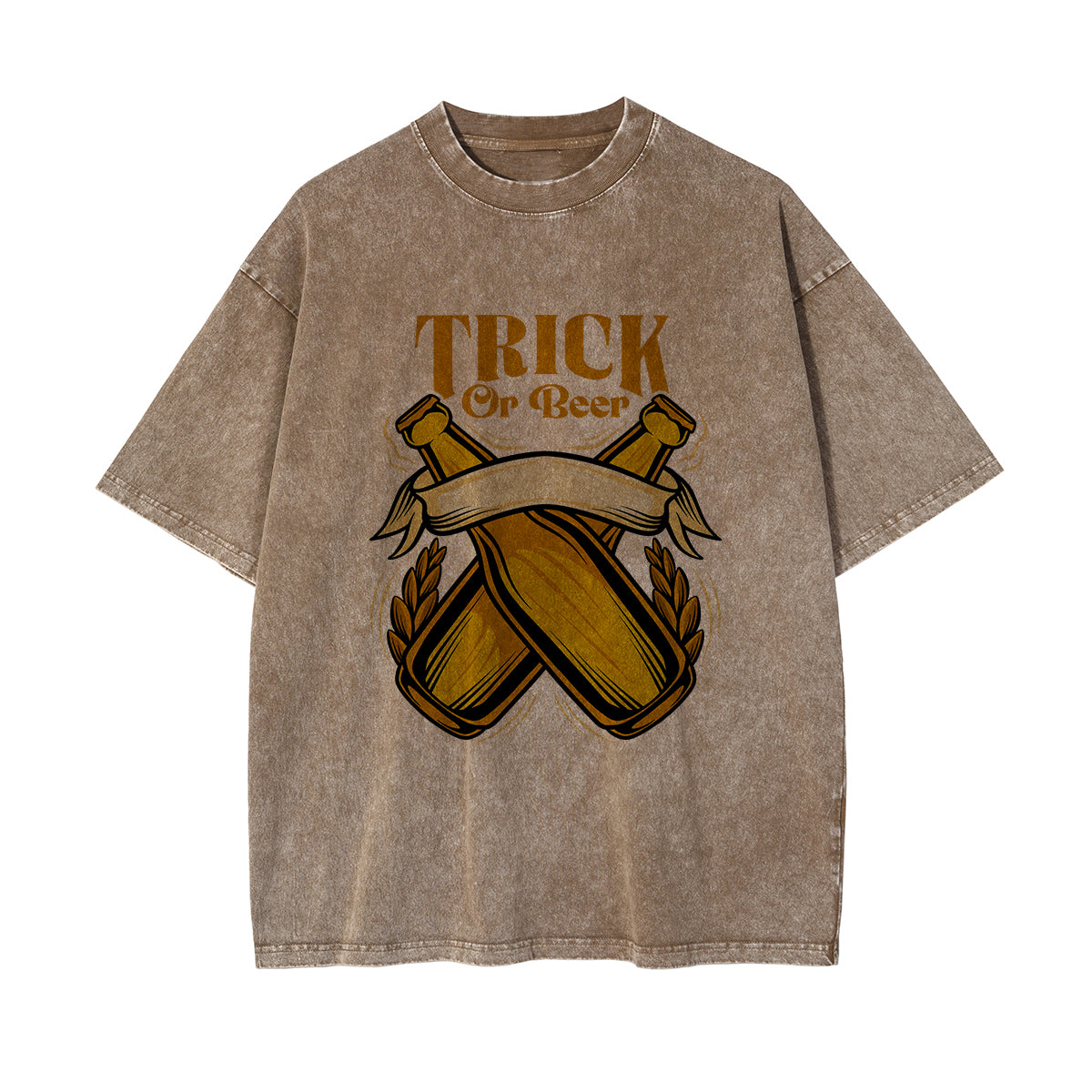 Trick Or Beer Graphic T Shirt-INNBLAC Fashion Apparel