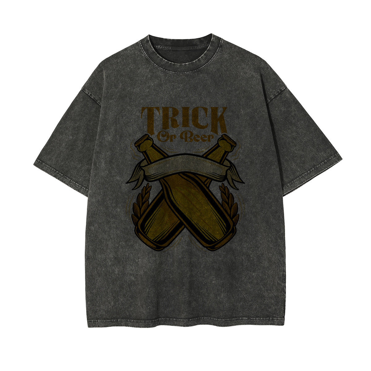Trick Or Beer Graphic T Shirt-INNBLAC Fashion Apparel