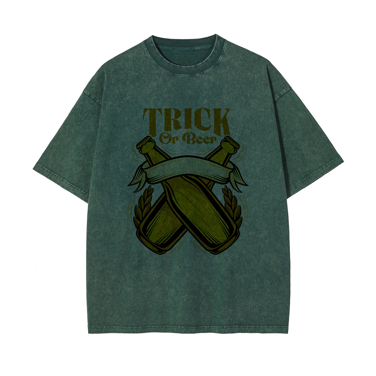 Trick Or Beer Graphic T Shirt-INNBLAC Fashion Apparel