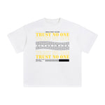 Trust No One Abstract Graphic Tee-INNBLAC Fashion Apparel