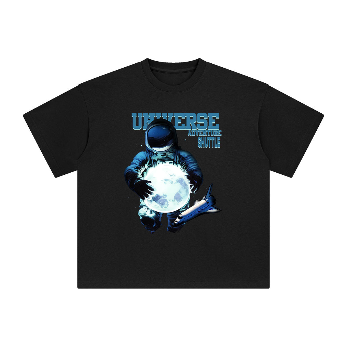 UNIVERSE ADVEHTURE SHUTTLE Graphic Tee-INNBLAC Fashion Apparel