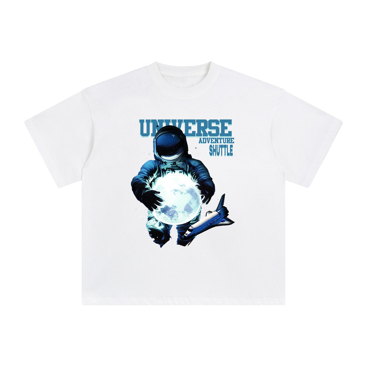 UNIVERSE ADVEHTURE SHUTTLE Graphic Tee-INNBLAC Fashion Apparel
