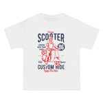 Vintage Scooter Graphic T Shirt-INNBLAC Fashion Apparel