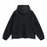 Vintage Spray Paint Ripped Hoodie-INNBLAC Fashion Apparel