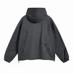 Vintage Spray Paint Ripped Hoodie-INNBLAC Fashion Apparel