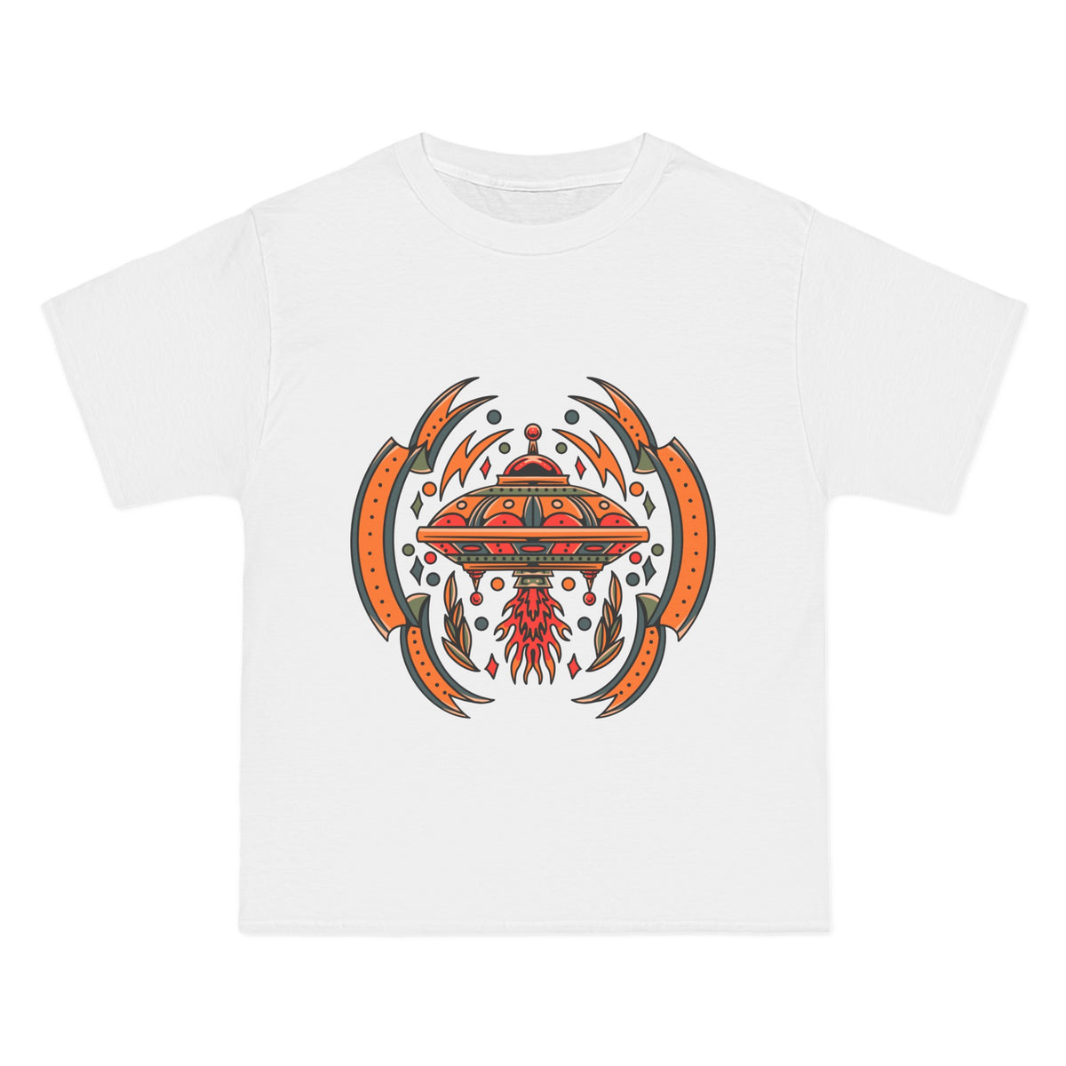 Vintage UFO Graphic T Shirt-INNBLAC Fashion Apparel