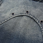 Vintage Wash Denim Trucker Jacket-INNBLAC Fashion Apparel