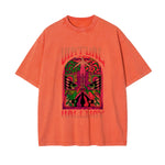 Virtual Hallway Washed Graphic Tee-INNBLAC Fashion Apparel