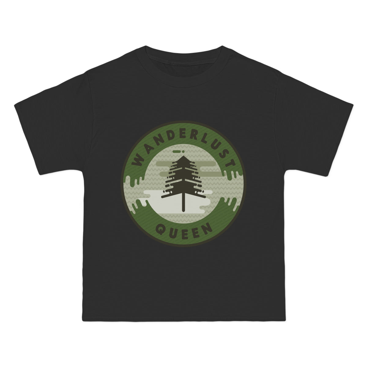 WANDERLUST QUEEN Tree Icon T Shirt-INNBLAC Fashion Apparel