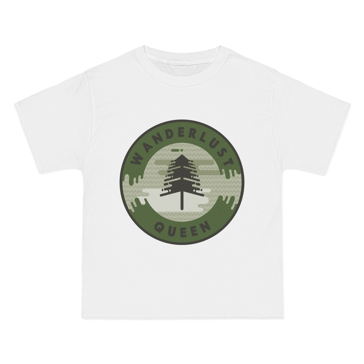 WANDERLUST QUEEN Tree Icon T Shirt-INNBLAC Fashion Apparel