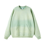 Washed French Terry Kangaroo Pocket Sweatshirt-INNBLAC Fashion Apparel