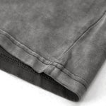Acid Washed Faded Long Sleeve T Shirt-INNBLAC Fashion Apparel