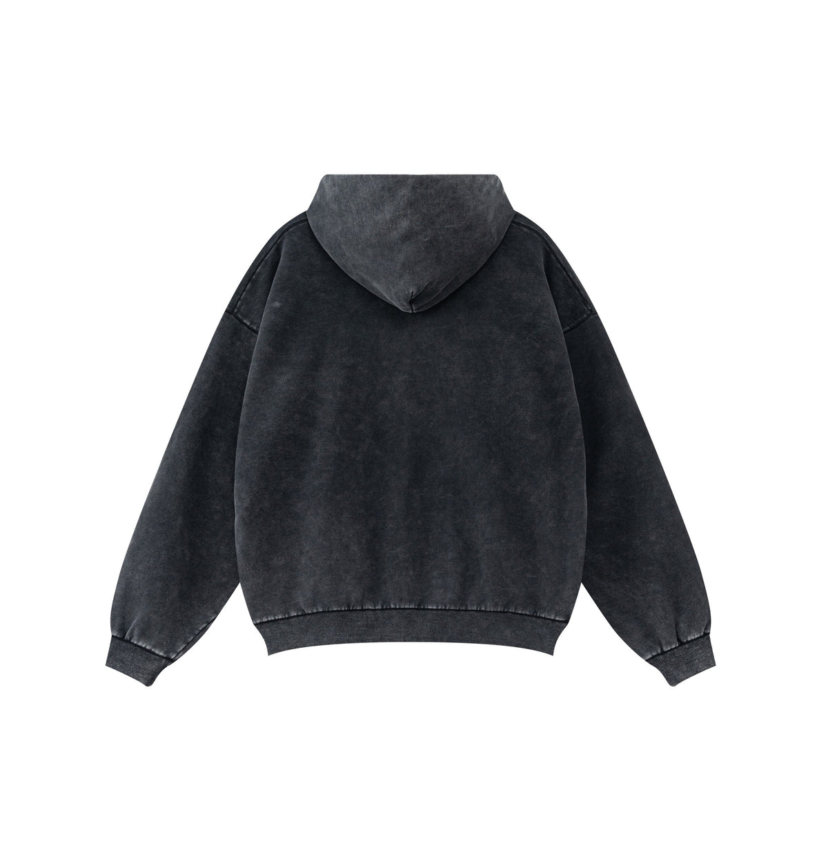 Washed Kangaroo Pocket Hoodie-INNBLAC Fashion Apparel