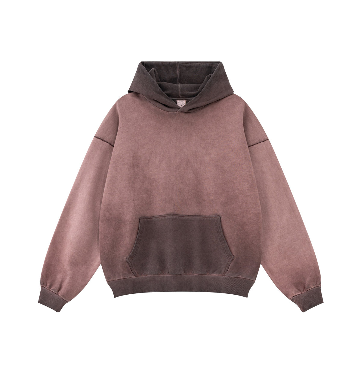 Washed Kangaroo Pocket Hoodie-INNBLAC Fashion Apparel