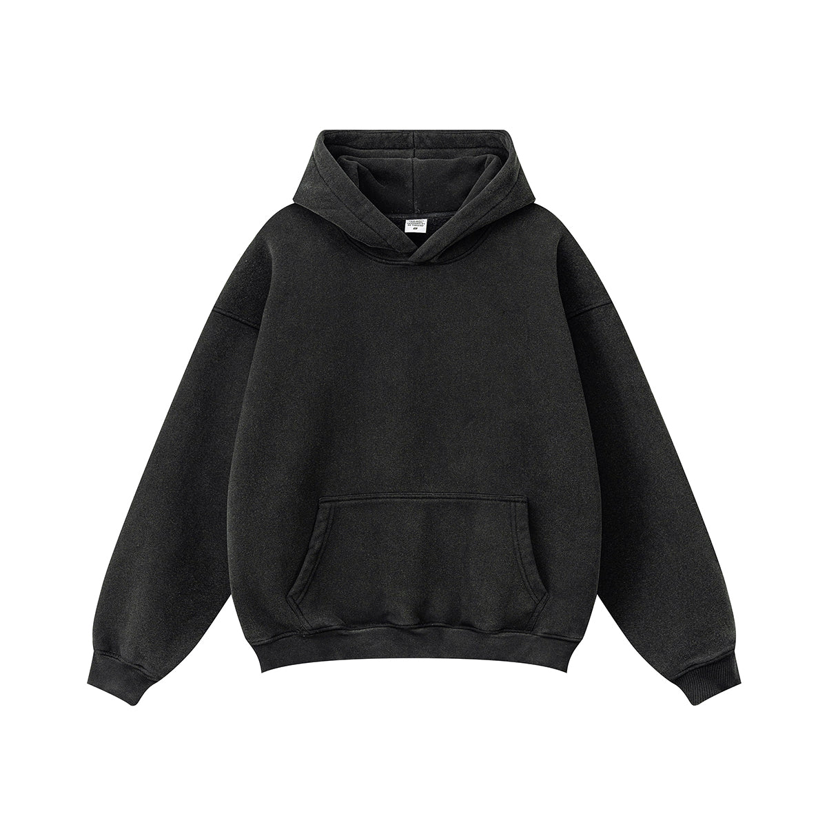Stone Washed Hoodie Drop Shoulder-INNBLAC Fashion Apparel
