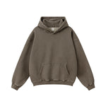 Stone Washed Hoodie Drop Shoulder-INNBLAC Fashion Apparel