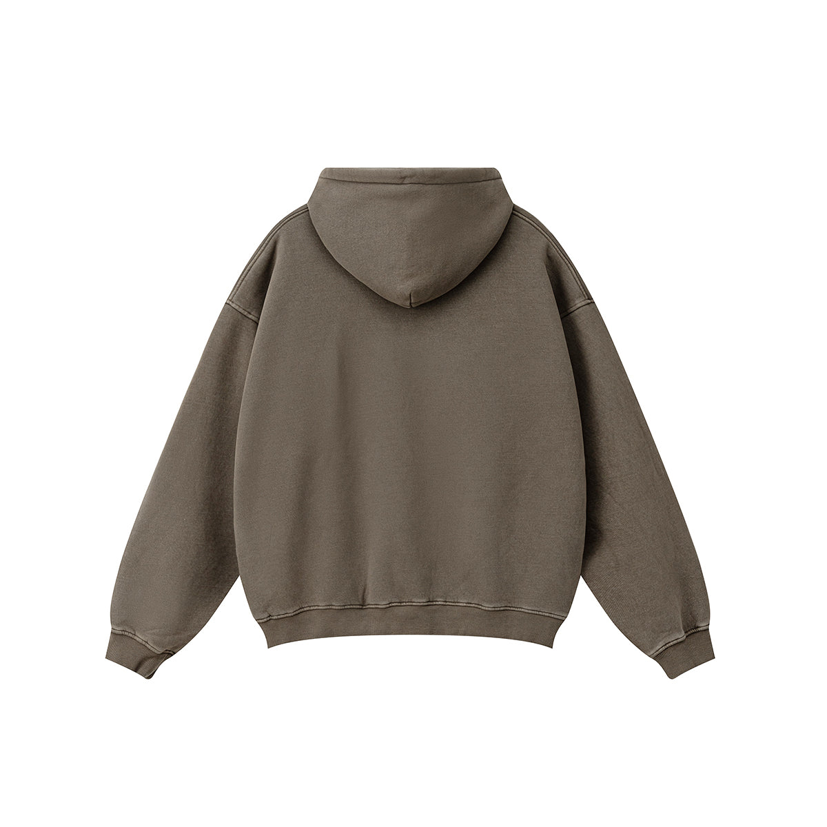 Stone Washed Hoodie Drop Shoulder-INNBLAC Fashion Apparel