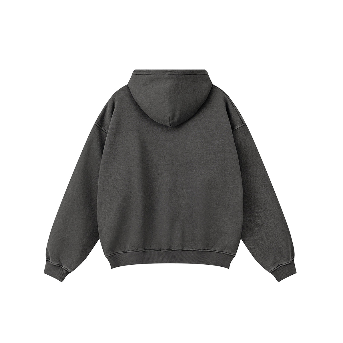 Stone Washed Hoodie Drop Shoulder-INNBLAC Fashion Apparel