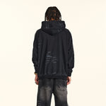 Brush Graffiti Paint Flatlock Stitching Hoodie-INNBLAC Fashion Apparel
