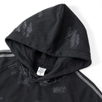 Brush Graffiti Paint Flatlock Stitching Hoodie-INNBLAC Fashion Apparel
