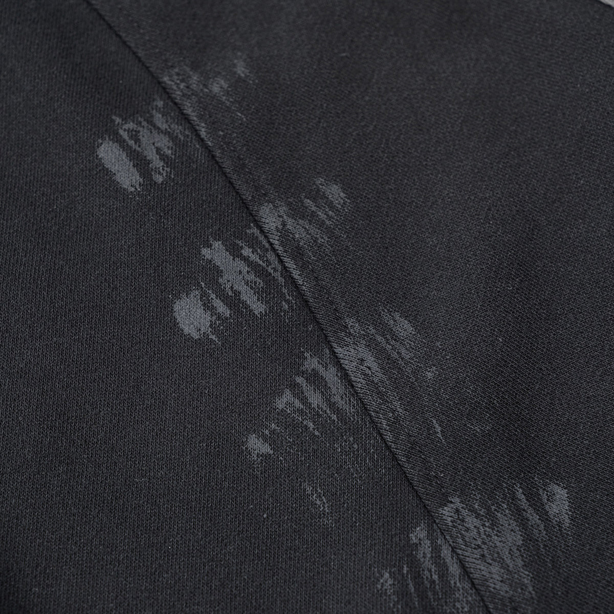Brush Graffiti Paint Flatlock Stitching Hoodie-INNBLAC Fashion Apparel