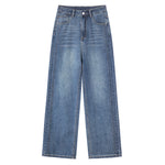 Whiskers Straight Leg Jeans-INNBLAC Fashion Apparel