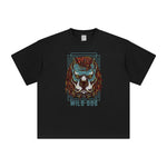 Wild Dog Punk Graphic Tee-INNBLAC Fashion Apparel