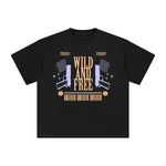 Wild and Free Abstract Graphic Tee-INNBLAC Fashion Apparel