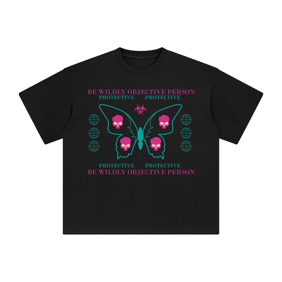 Wildly Objective Abstract Graphic Tee-INNBLAC Fashion Apparel