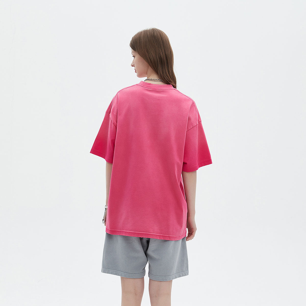 Women's Acid Wash Oversized T Shirt 7.5oz-INNBLAC Fashion Apparel