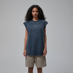 Women's Acid Wash Sleeveless T Shirt 7.5oz-INNBLAC Fashion Apparel