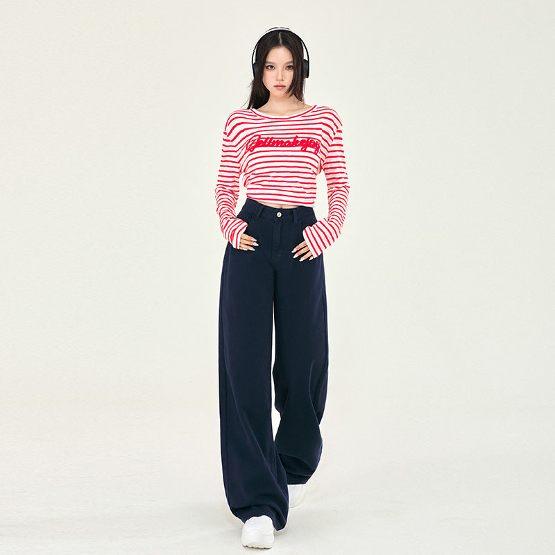 Women's Baggy Boyfriend Jeans-INNBLAC Fashion Apparel