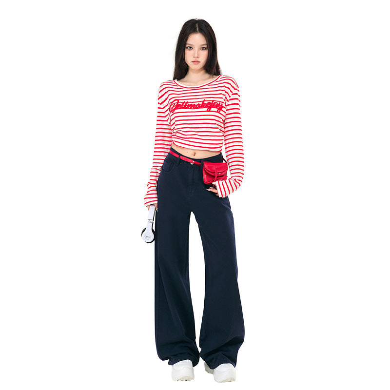 Women's Baggy Boyfriend Jeans-INNBLAC Fashion Apparel