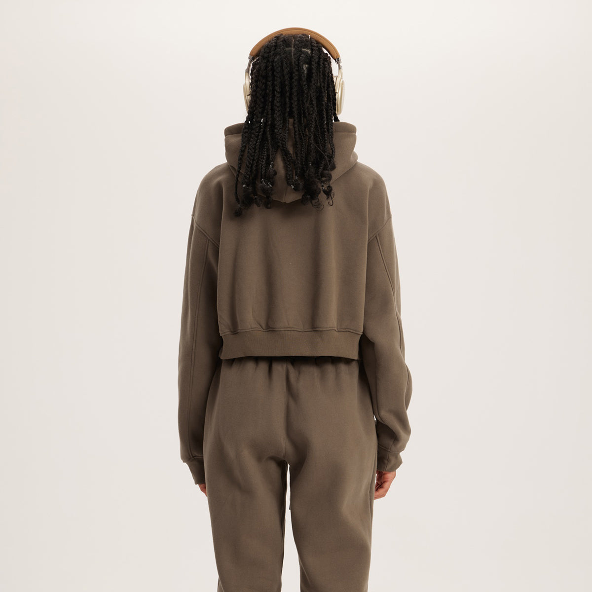 Women's Cropped Pullover Hoodie-INNBLAC Fashion Apparel