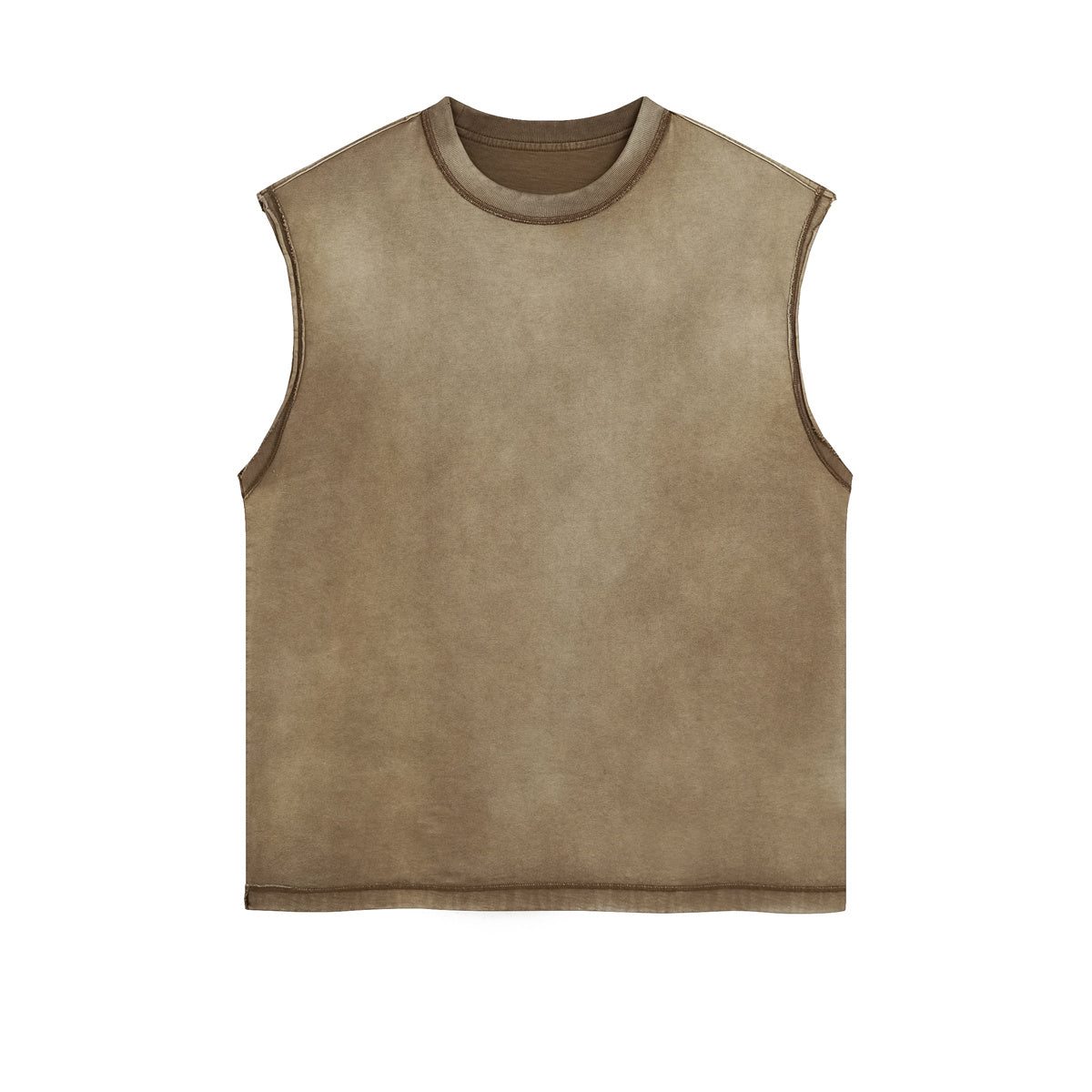 Women's Sleeveless Faded T Shirt 8oz-INNBLAC Fashion Apparel