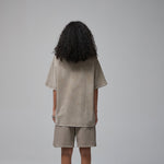 Women's Stone Wash Distressed Tee 8oz-INNBLAC Fashion Apparel