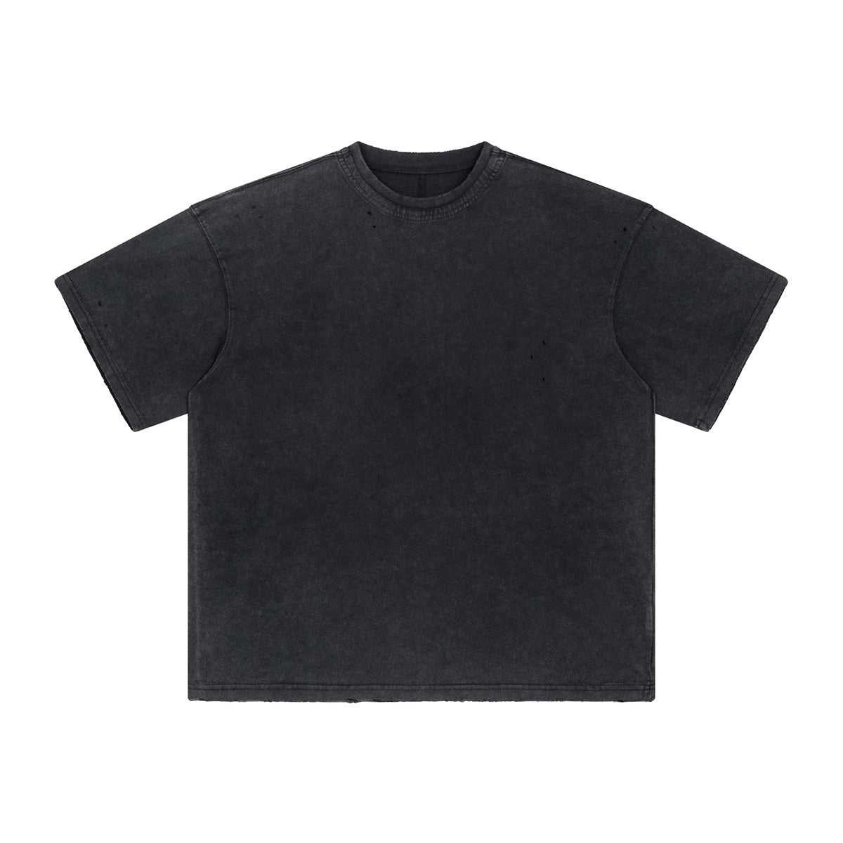 Women's Stone Wash Faded Distressed Tee 7.5oz-INNBLAC Fashion Apparel