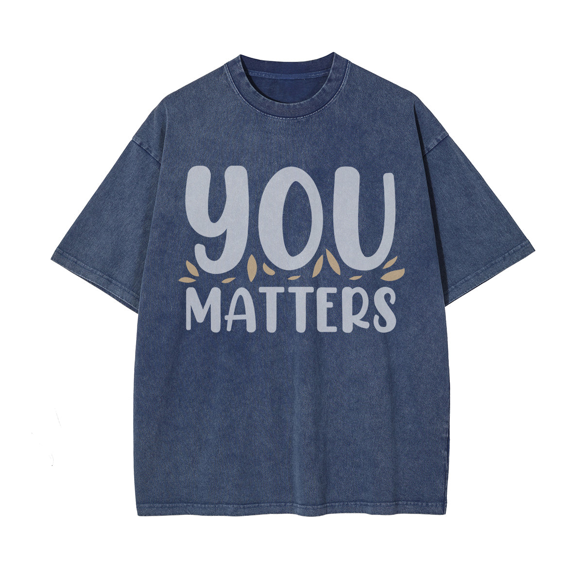 You Matters Graphic Washed Tee-INNBLAC Fashion Apparel