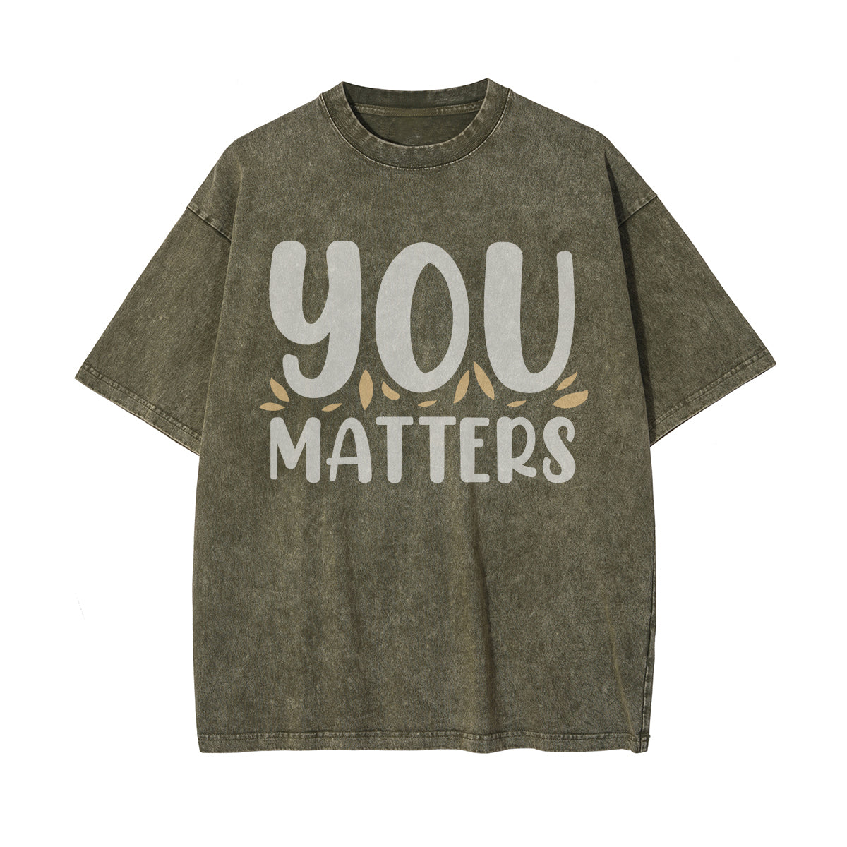 You Matters Graphic Washed Tee-INNBLAC Fashion Apparel