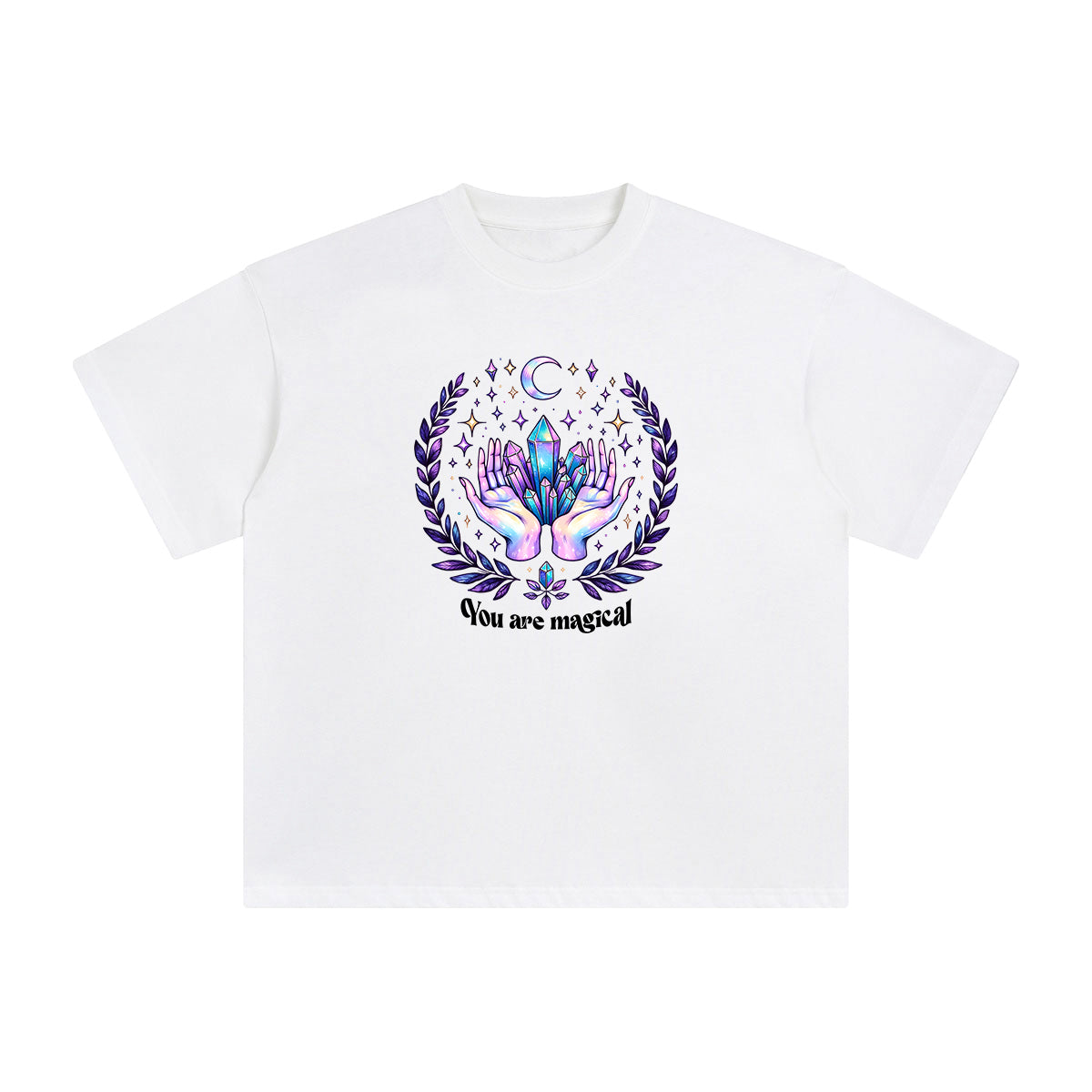You are Magical Crystal hands Graphic Tee-INNBLAC Fashion Apparel