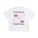 Young Generation Abstract Graphic Tee-INNBLAC Fashion Apparel