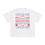 Young and Free Abstract Graphic Tee-INNBLAC Fashion Apparel