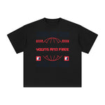Young and Free Abstract Graphic Tee-INNBLAC Fashion Apparel